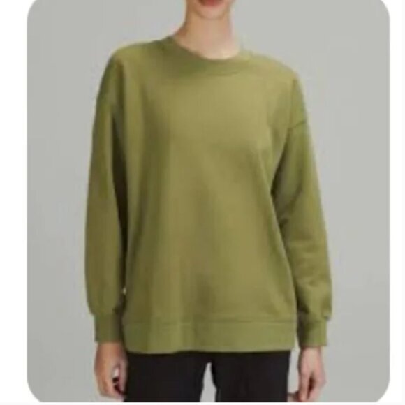 lululemon athletica Tops - Lululemon Athletic Softstreme Crewneck Oversized Crew Size 2